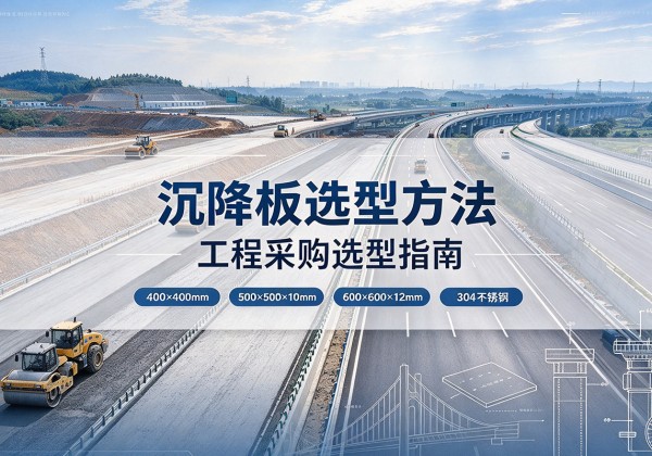 清河门沉降板选择方法